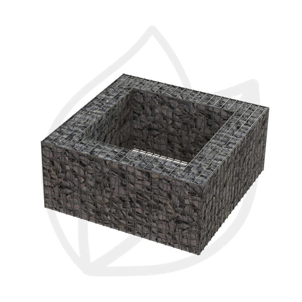 Schanskorf bloembak - 1m x 0.45m x 1m wd0.17m Schanskorf bloembak - 1m x 0.45m x 1m wd0.17m